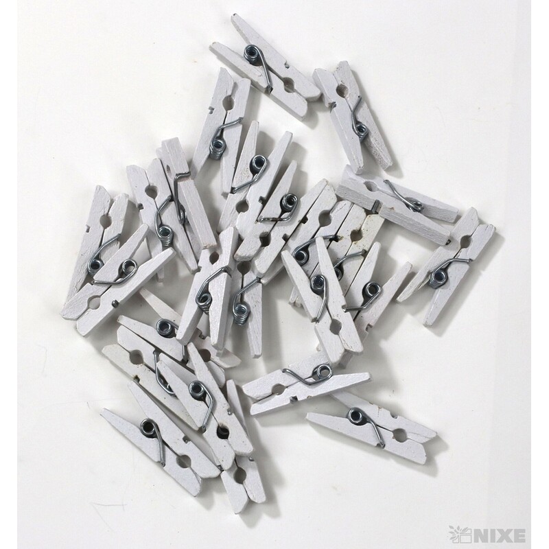 KOLÍČEK 2,5cm 24ks*BÍLÁ