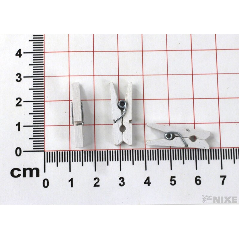 KOLÍČEK 2,5cm 24ks*BÍLÁ