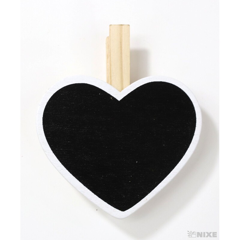 KOLÍČEK TABULE 6,5x7cm 4ks*ČERNÁ