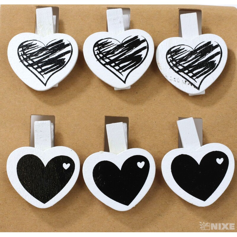 KOLÍČEK TABULE 3x3,5cm 6ks*ČERNÁ