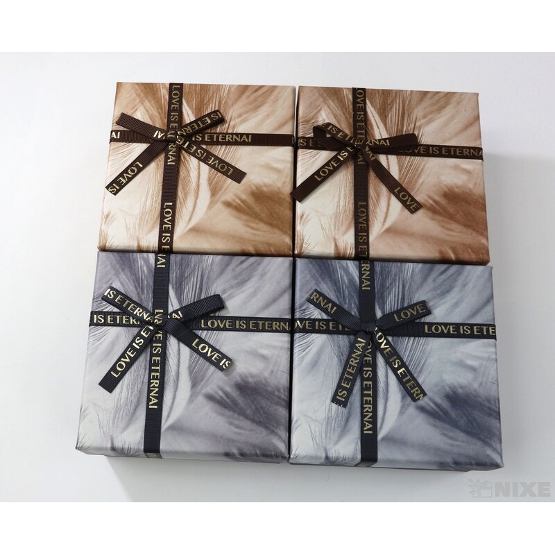 KRABICE 4ks 13x08x13cm*MIX BAREV