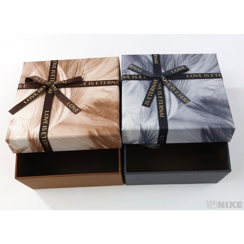 KRABICE 4ks 13x08x13cm*MIX BAREV