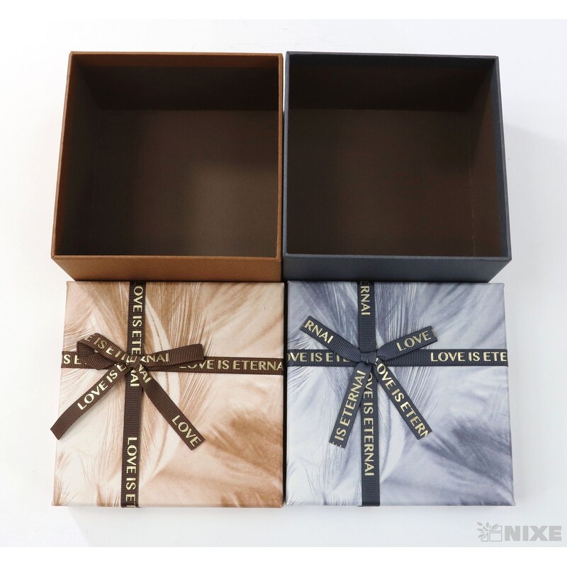 KRABICE 4ks 13x08x13cm*MIX BAREV