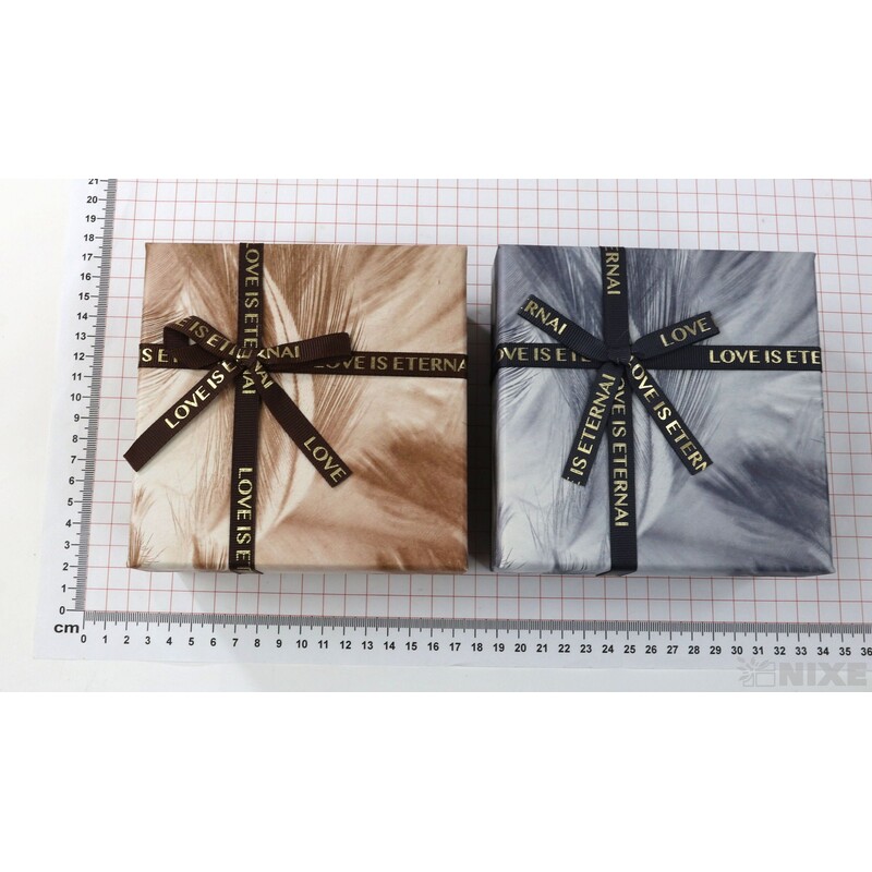 KRABICE 4ks 13x08x13cm*MIX BAREV