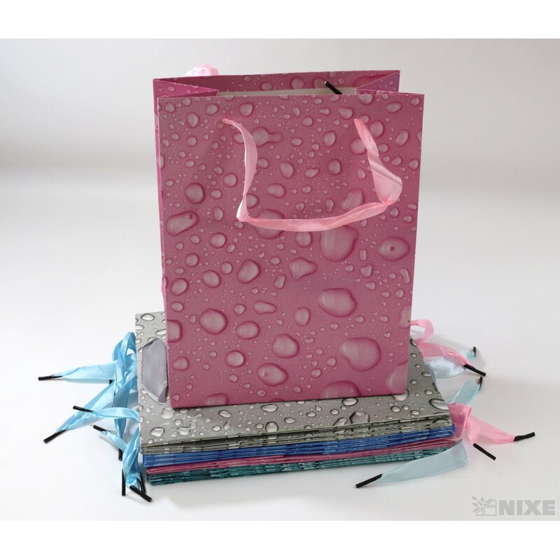 TAŠKA LUX WODNE KROPKI 18x24x8,5cm*