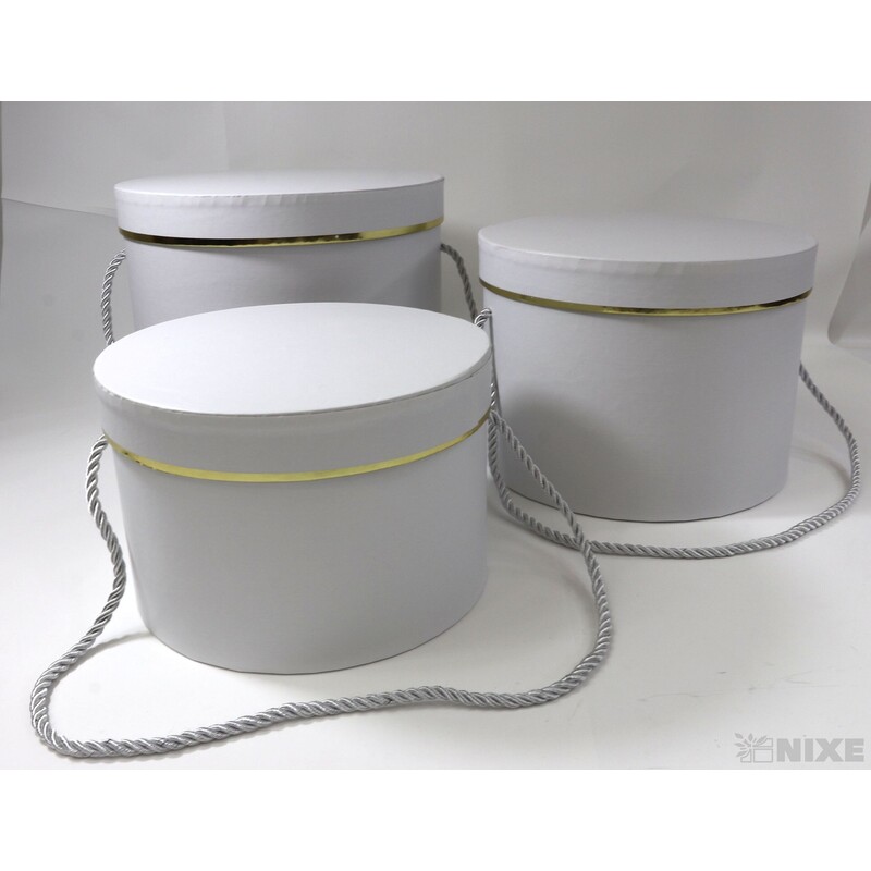 KVĚTINOVÝ BOX 3ks 18x12cm 20x15 21x18*MIX BAREV