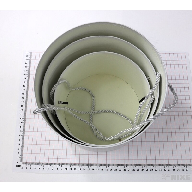 KVĚTINOVÝ BOX 3ks 18x12cm 20x15 21x18*MIX BAREV