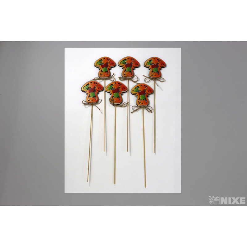 ZÁPICH HŘÍBEK 7x27cm 6ks*PŘÍRODNÍ