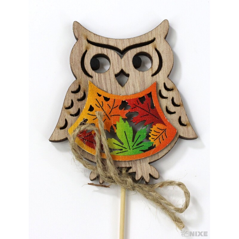 ZÁPICH SOVA 7x26cm 6ks*PŘÍRODNÍ