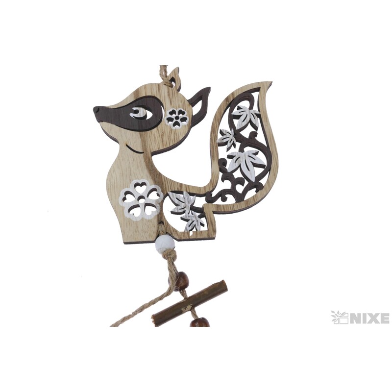 ZÁVĚS D LIŠKA 10x40cm*PŘÍRODNÍ