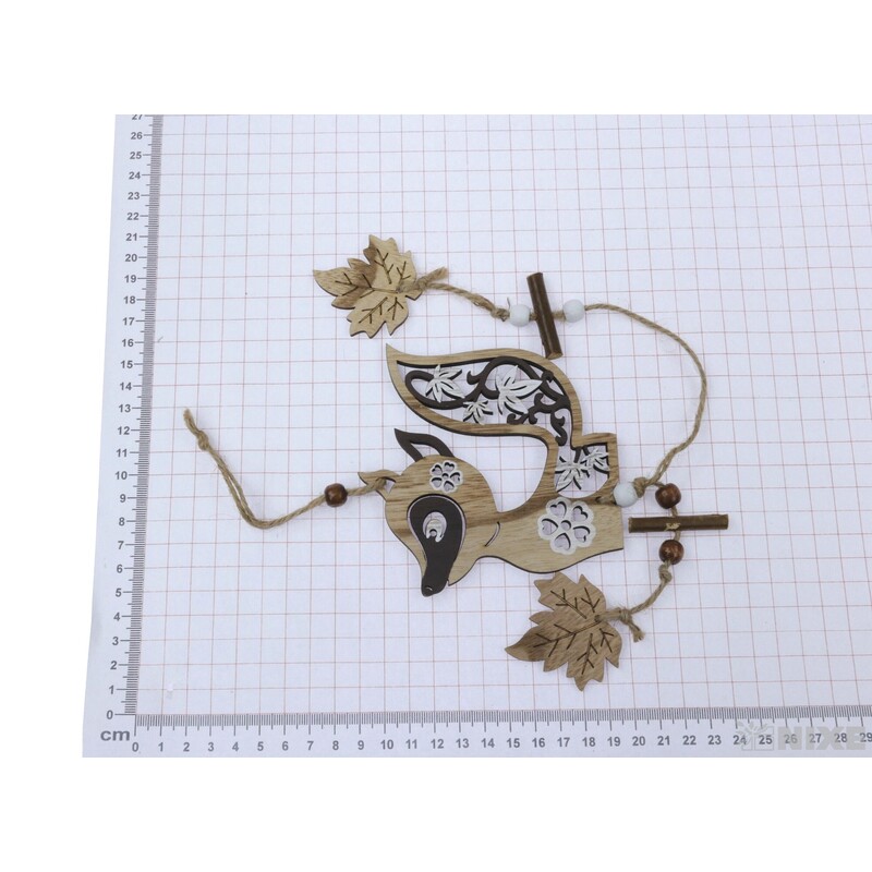 ZÁVĚS D LIŠKA 10x40cm*PŘÍRODNÍ