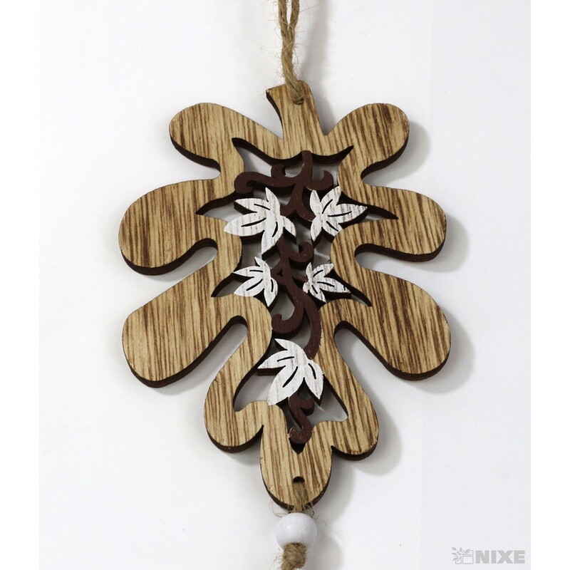 ZÁVĚS D LIST 13x40cm*PŘÍRODNÍ