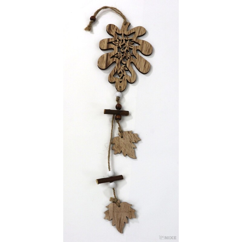 ZÁVĚS D LIST 13x40cm*PŘÍRODNÍ