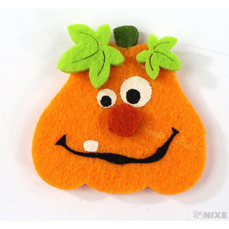 DÝNĚ NALEPOVACÍ FILC 4,5x4cm 4ks*ORANŽOVÁ