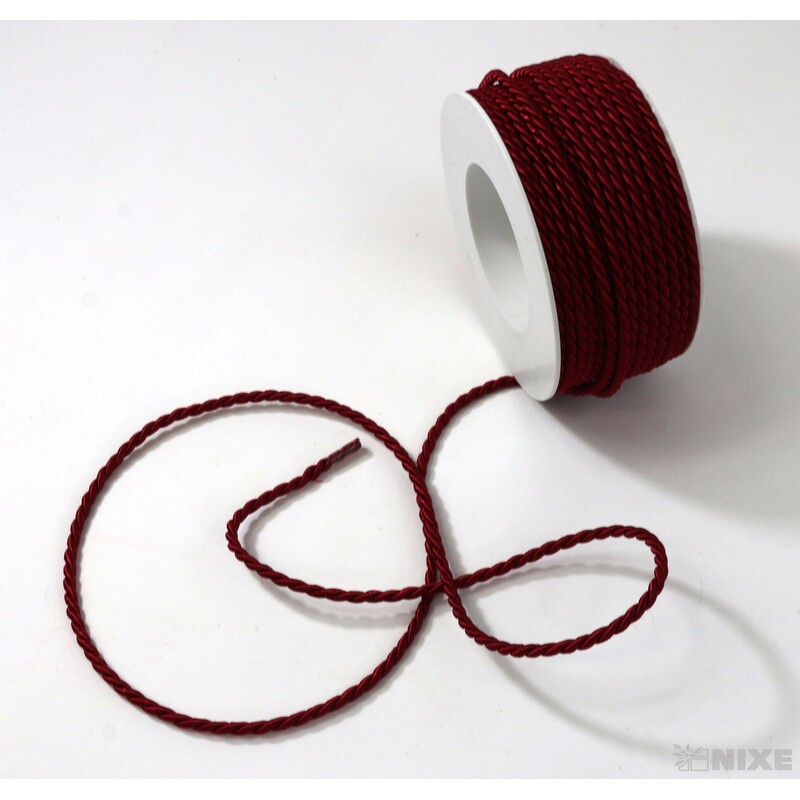 ŠŇŮRA 04mmx25m*BORDOVÁ 194124