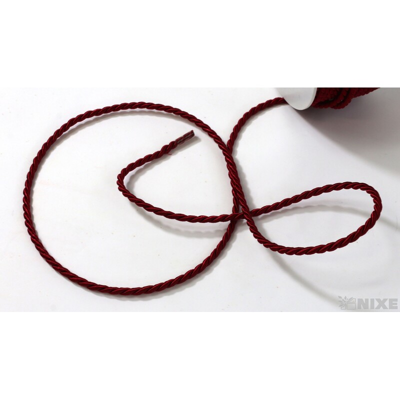 ŠŇŮRA 04mmx25m*BORDOVÁ 194124