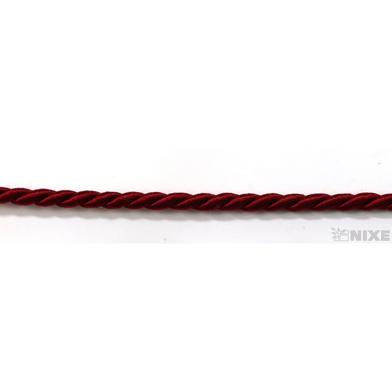 ŠŇŮRA 04mmx25m*BORDOVÁ 194124