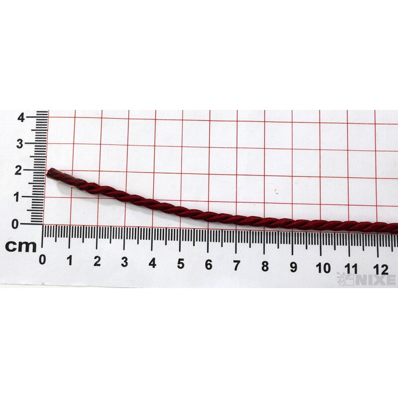 ŠŇŮRA 04mmx25m*BORDOVÁ 194124