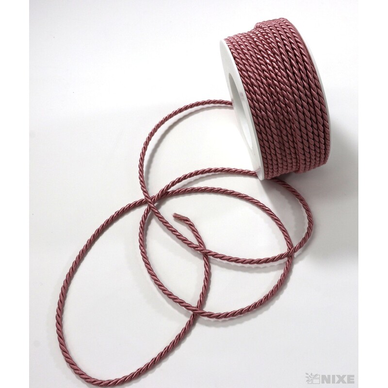 ŠŇŮRA 04mmx25m*STARORŮŽOVÁ 194107