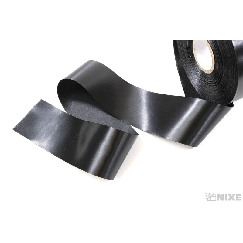 SATÉNOVÁ STUHA PRO TTR TISK 100mmx100m*ČERNÁ