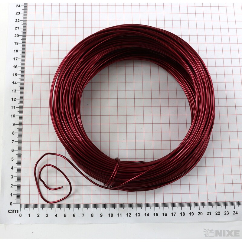 DRÁT HLINÍKOVÝ 2mmx60m*BORDOVÁ