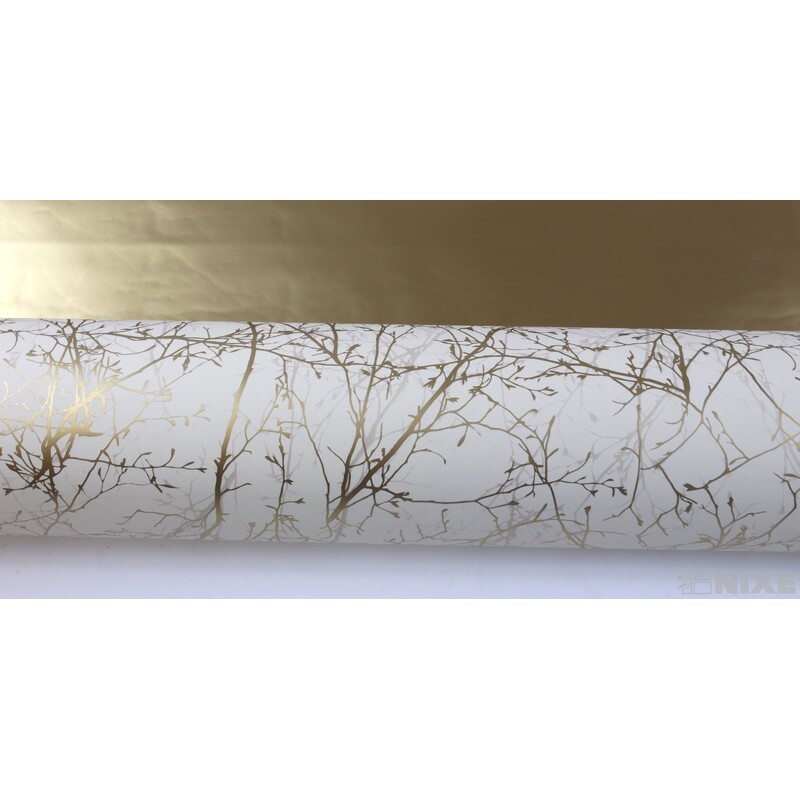 ROLE PERLA RAMITA 70cmx40m*KRÉMOVÁ+ZLATÁ