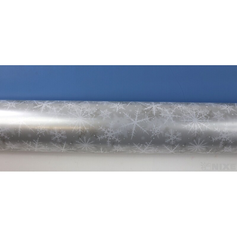 ROLE PLAST WINTER 70cmx40m*STŘÍBRNÁ+MODRÁ