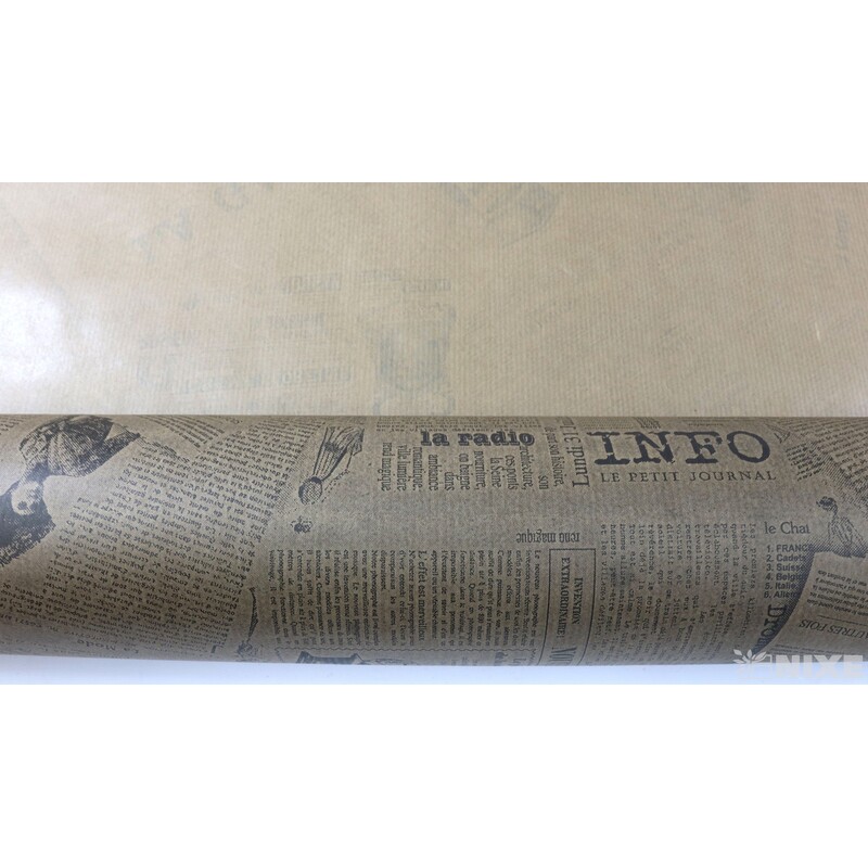 ROLE PAPÍR GAZETTE 80cmx50m*PŘÍRODNÍ V+