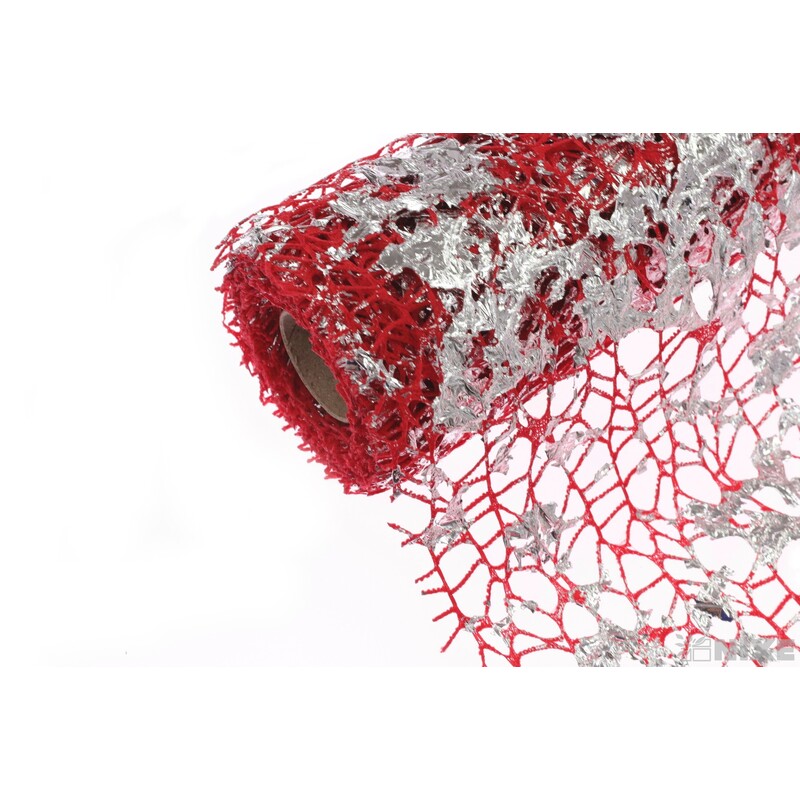 ROLE SPIDER CRUDE 48cmx5yd*ČERVENÁ+STŘÍBRNÁ