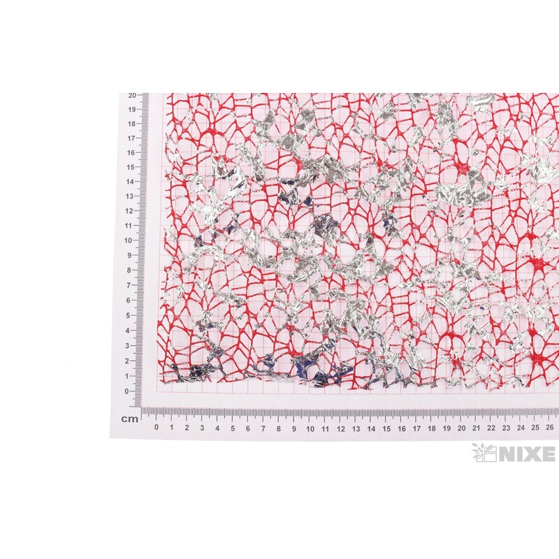 ROLE SPIDER CRUDE 48cmx5yd*ČERVENÁ+STŘÍBRNÁ