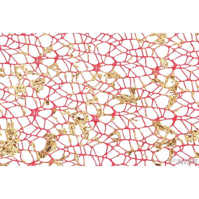 ROLE SPIDER CRUDE 48cmx5yd*ČERVENÁ+ZLATÁ