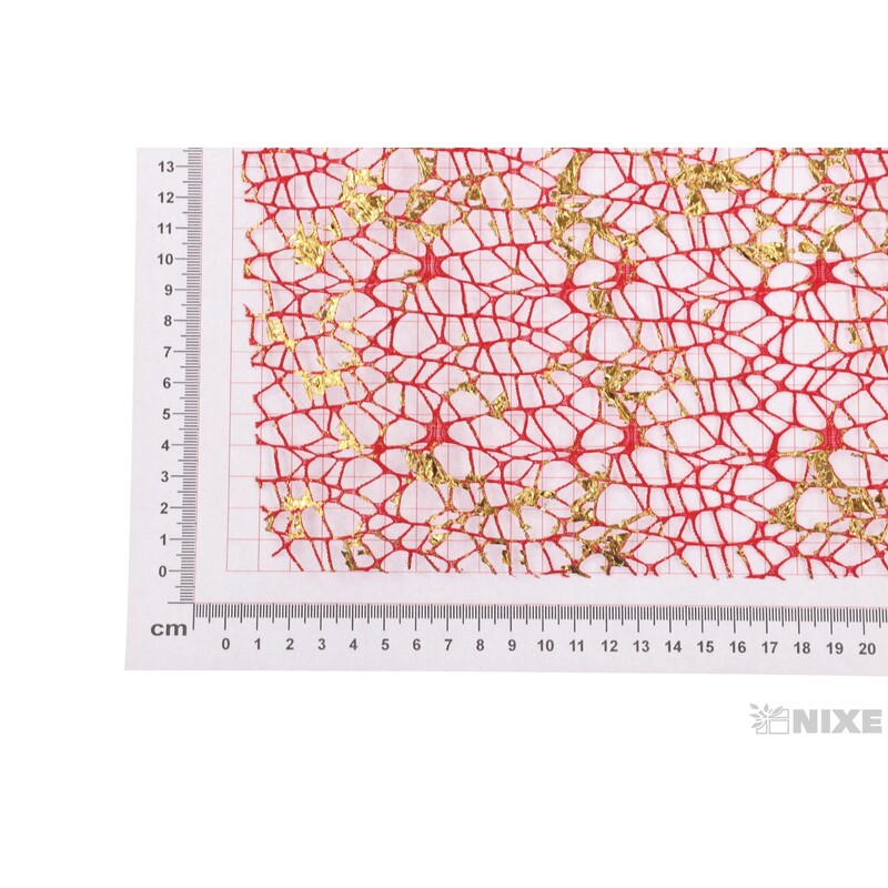ROLE SPIDER CRUDE 48cmx5yd*ČERVENÁ+ZLATÁ