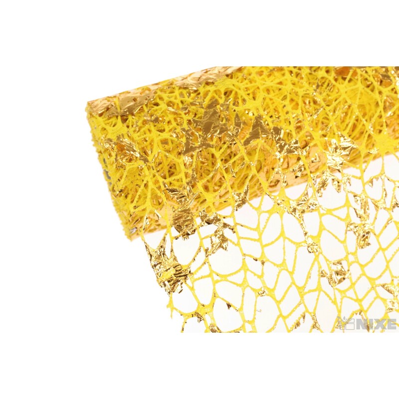 ROLE SPIDER CRUDE 48cmx5yd*ŽLUTÁ+ZLATÁ