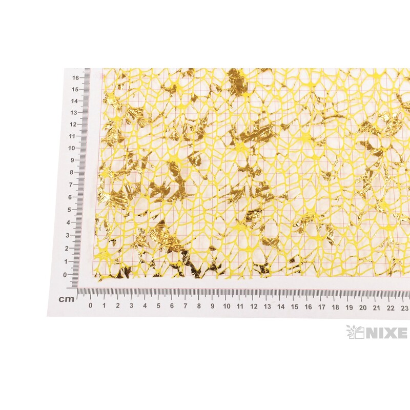 ROLE SPIDER CRUDE 48cmx5yd*ŽLUTÁ+ZLATÁ