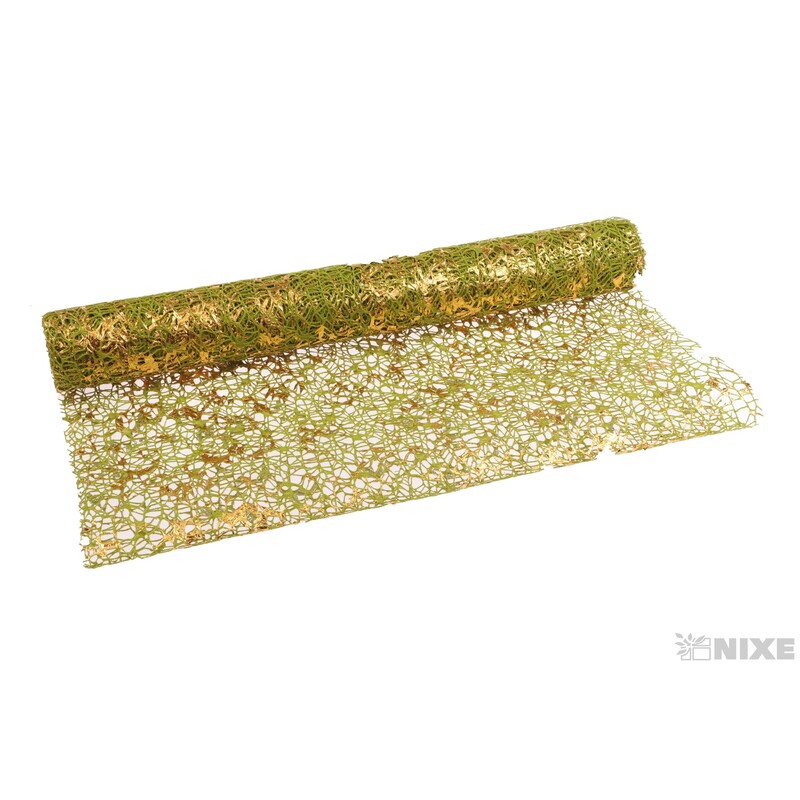 ROLE SPIDER CRUDE 48cmx5yd*ZELENÁ+ZLATÁ