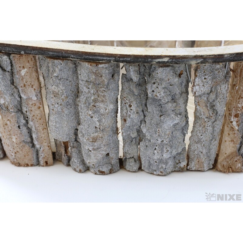 OBAL SRDCE D 33x10cm*BÍLÁ