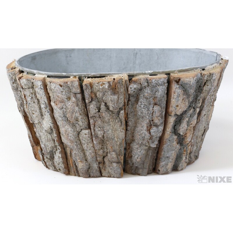 PLECHOVÝ OBAL S KŮROU 19x10cm*