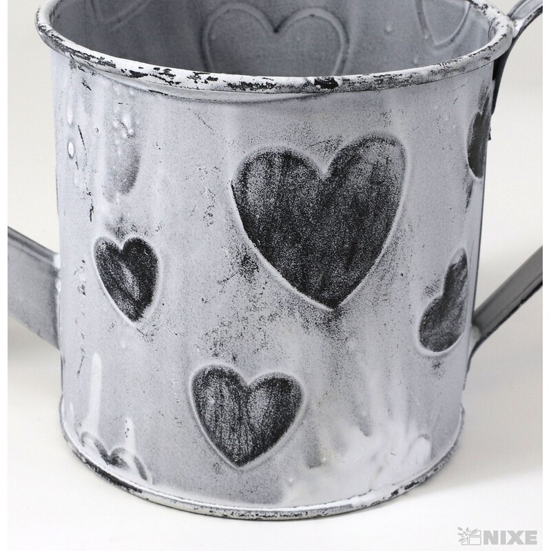 PLECHOVÁ KONEV 10x10cm*BÍLÁ