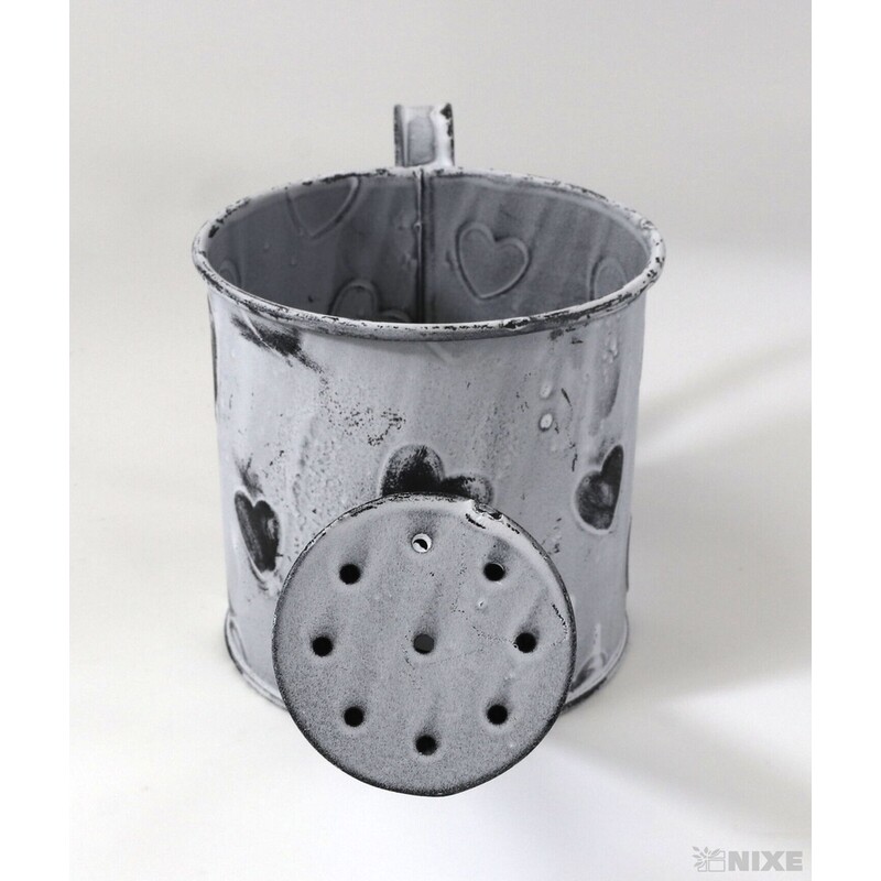 PLECHOVÁ KONEV 10x10cm*BÍLÁ