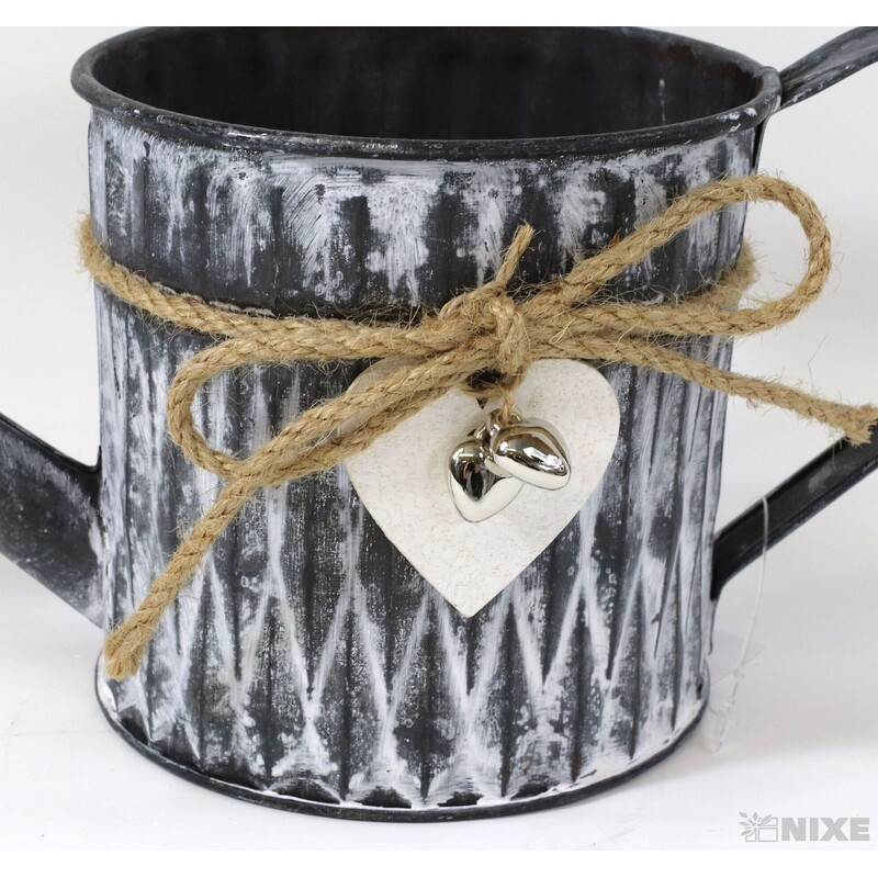 PLECHOVÁ KONEV 10x10cm*BÍLÁ