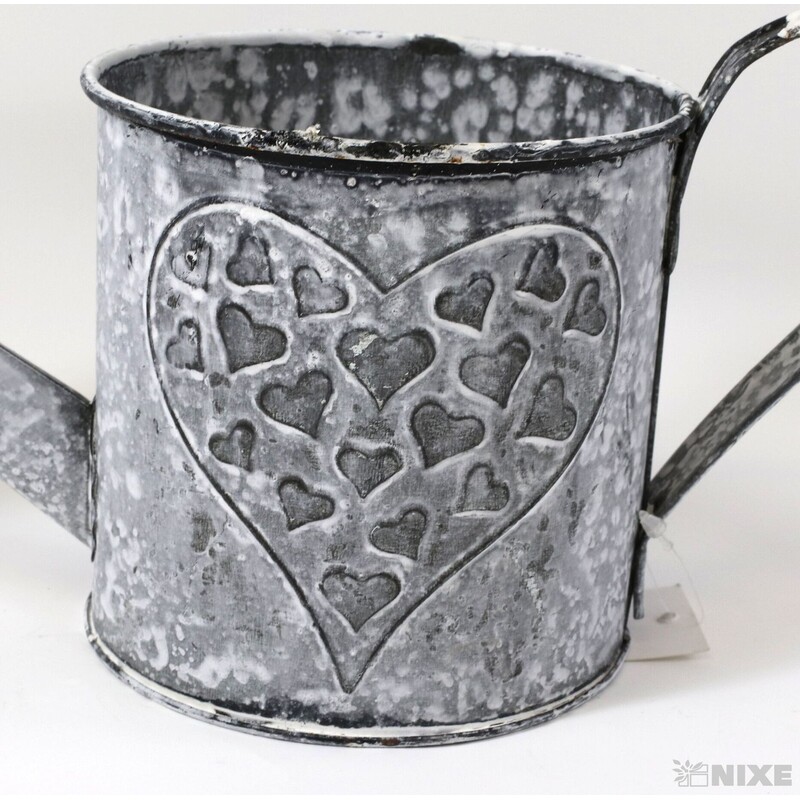 PLECHOVÁ KONEV 10x10cm*BÍLÁ