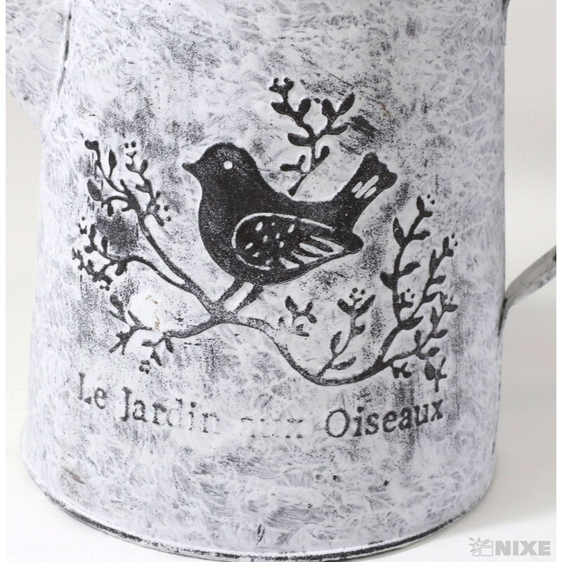 PLECHOVÁ KONEV 13x10cm*BÍLÁ