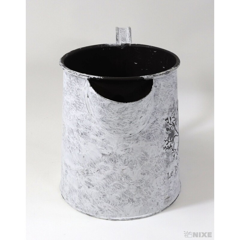 PLECHOVÁ KONEV 13x10cm*BÍLÁ