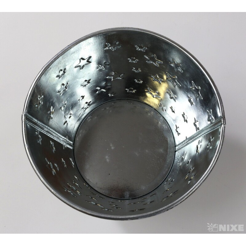 PLECHOVÝ OBAL 13x12cm*BÍLÁ