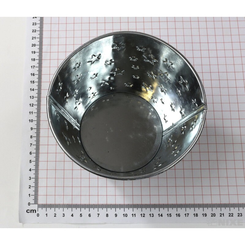 PLECHOVÝ OBAL 13x12cm*BÍLÁ