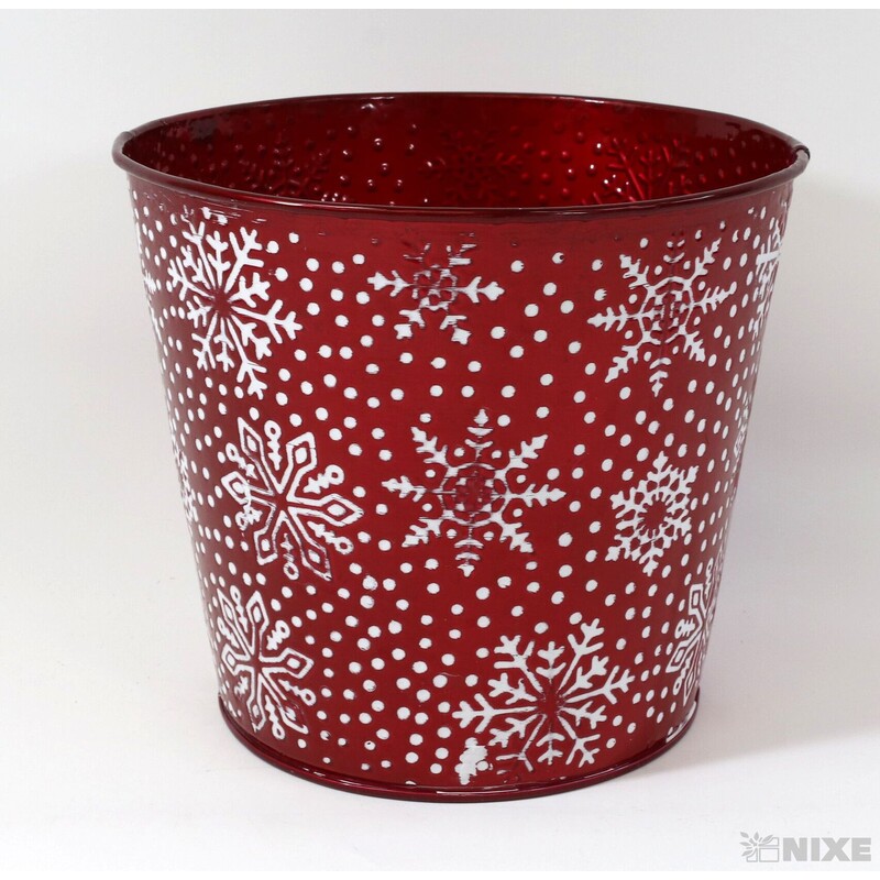 PLECHOVÝ OBAL 15x14cm*ČERVENÁ