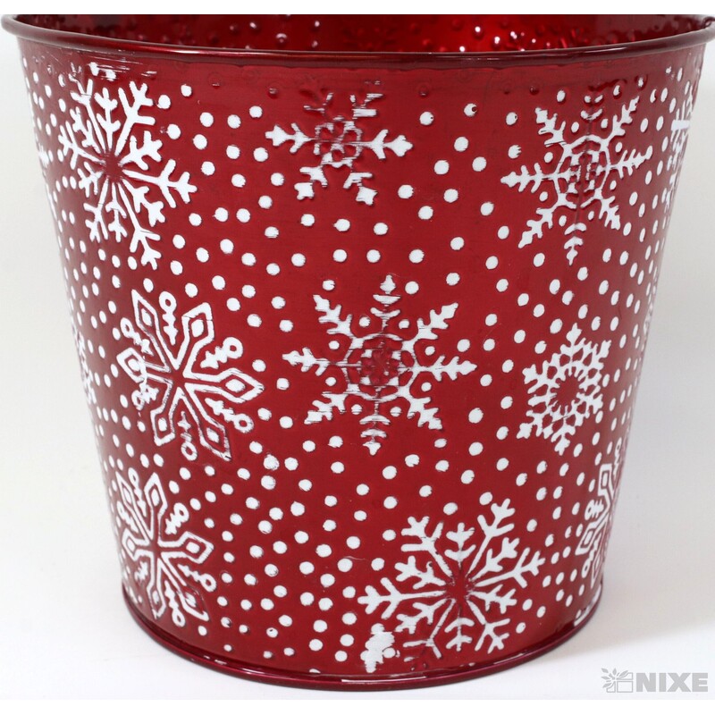 PLECHOVÝ OBAL 15x14cm*ČERVENÁ