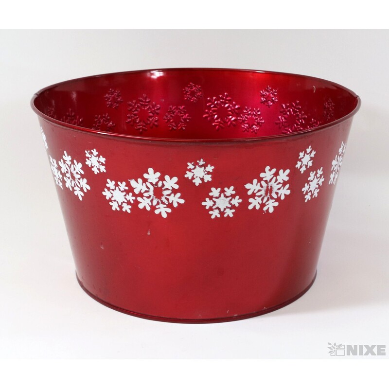 PLECHOVÝ OBAL 22x13cm*ČERVENÁ