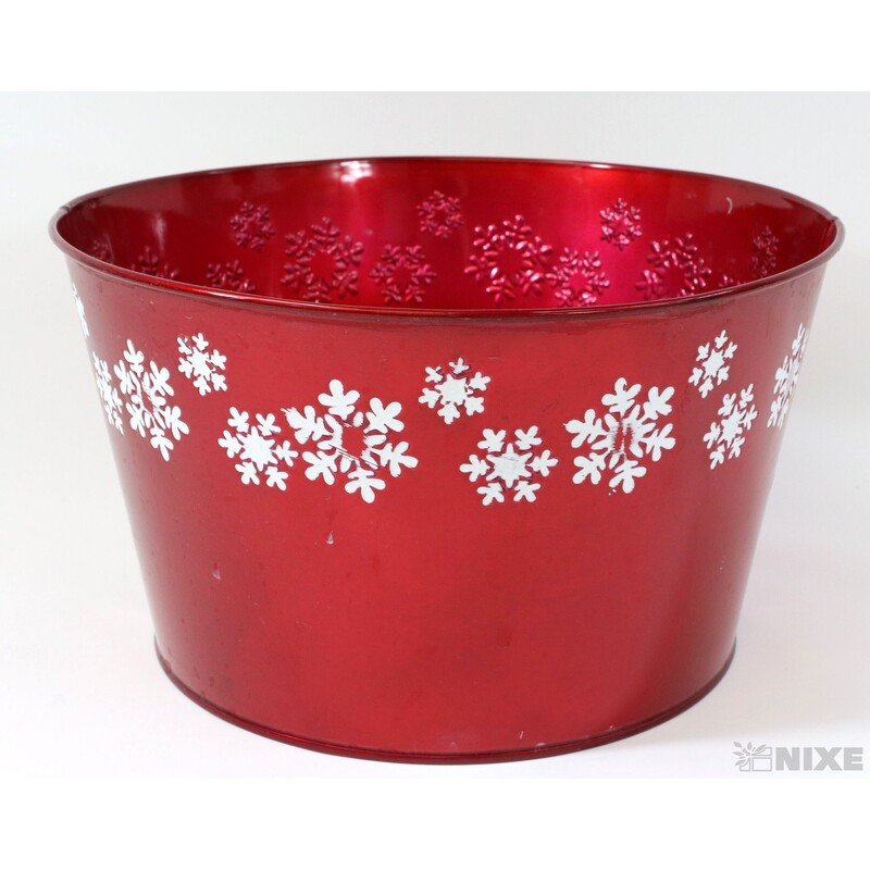 PLECHOVÝ OBAL 22x13cm*ČERVENÁ