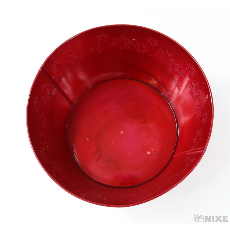 PLECHOVÝ OBAL 22x13cm*ČERVENÁ